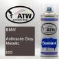 Preview: BMW, Anthracite Gray Metallic, 055: 400ml Sprühdose, von ATW Autoteile West.